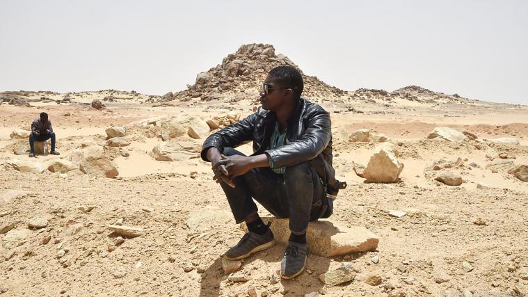 Die Sahara ist eine der tödlichsten Hindernisse.