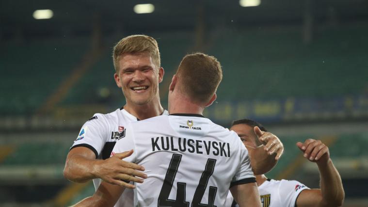 Die Spieler von Parma trainieren nun abgeschirmt.