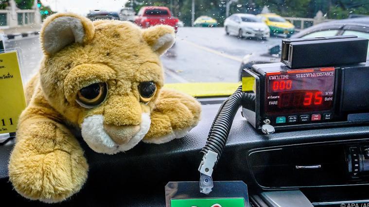 Die Taxifahrer leiden in Thailand am Touristenrückgang.