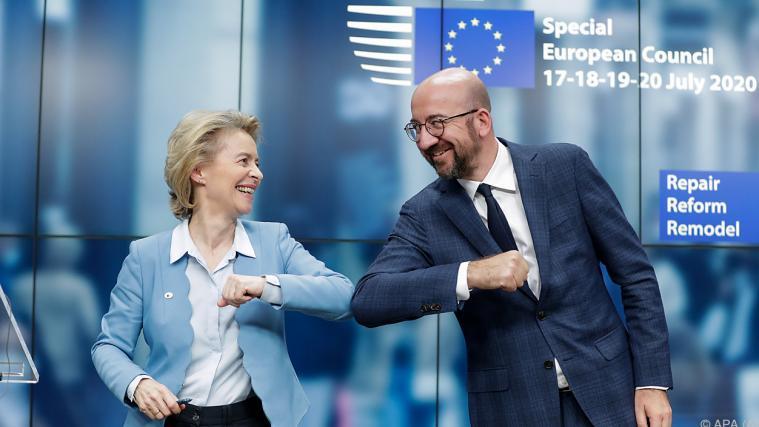 EU-Spitze freute sich noch über Einigung nach EU-Gipfel.