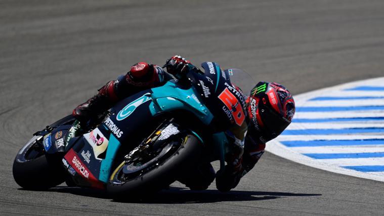 Fabio Quartararo holte sich seinen ersten Sieg in der MotoGP.