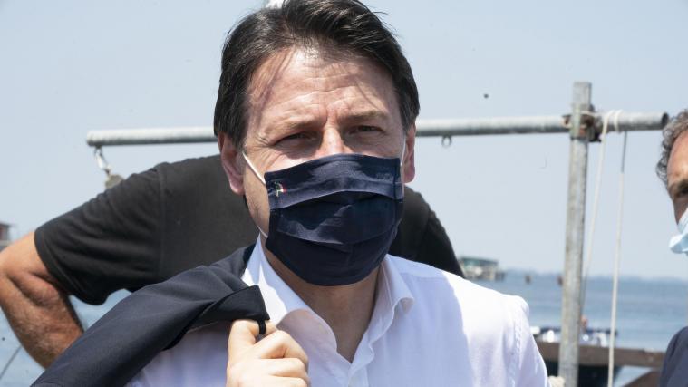 Giuseppe Conte am Freitag in Venedig.