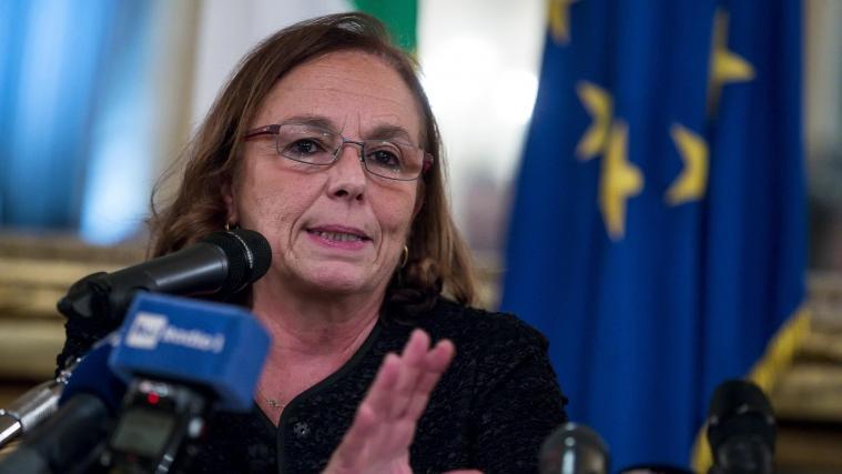 Innenministerin Luciana Lamorgese führte am Donnerstag in Tripolis Gespräche mit dem libyschen Regierungschef Fayez al-Sarraj und anderen Kabinettsmitgliedern.
