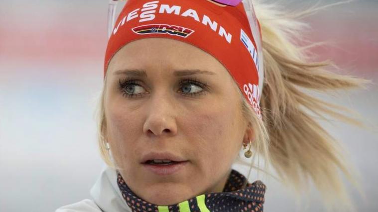 Karolin Horchler muss eine Pause einlegen.