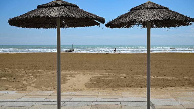 Leere Strände stellen in Italien auch im Juli keine Seltenheit dar.