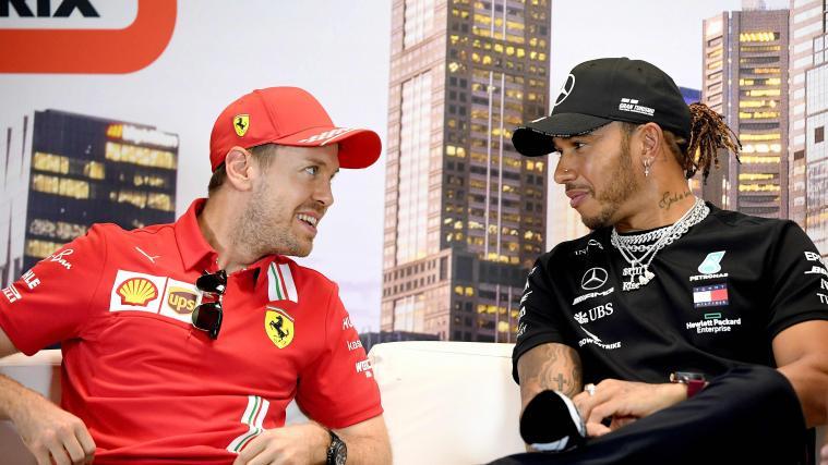 Lewis Hamilton (rechts) wünscht sich eine Zukunft von Sebastian Vettel in der Formel 1.