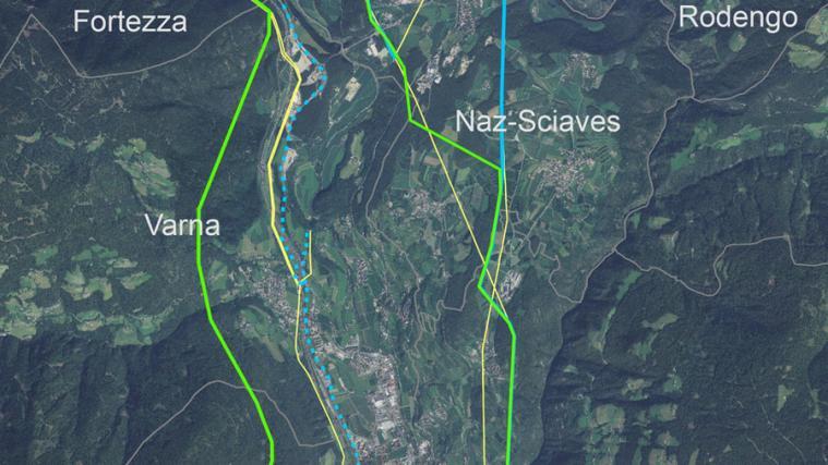 Meilenstein der Südtiroler Stromversorgung: Die Reorganisation des Hochspannungsnetzes im Eisacktal (im Bild rund um Brixen).