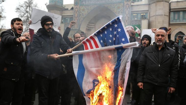 Nach dem Tod Soleimanis kam es im Iran zu heftigen Protesten.