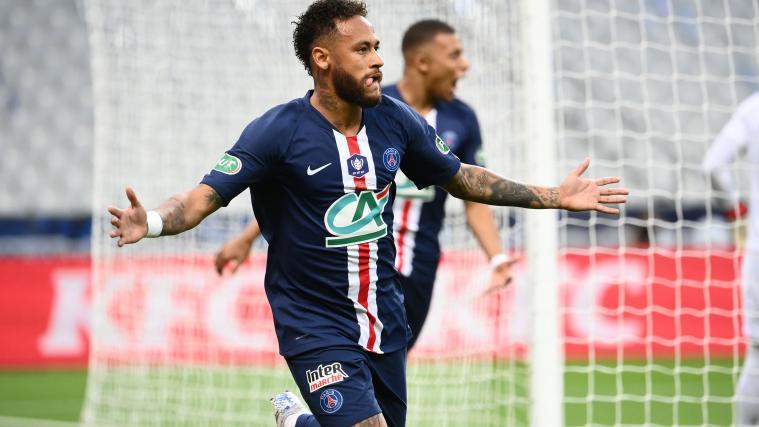 Neymar jubelt über das 1:0.