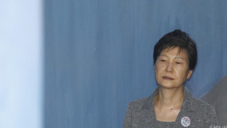 Park Geun-hye ist nicht selbst vor Gericht erschienen.