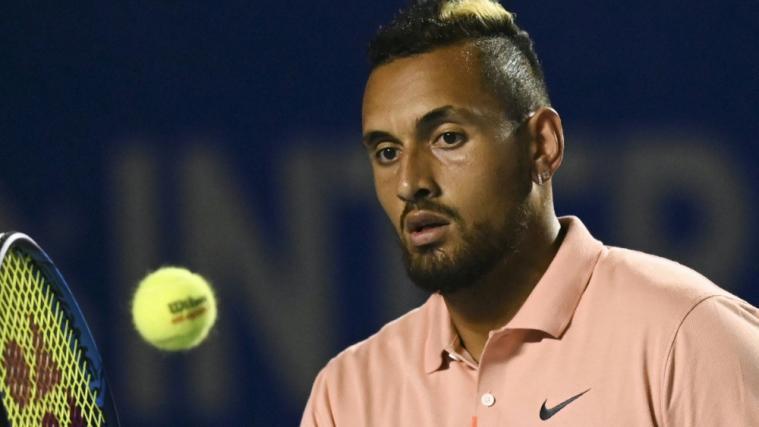 Tennis-Star Nick Kyrgios knöpft sich Dominic Thiem vor.