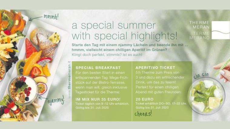 Therme Meran: Sommer, Sonne und Special-Tickets!