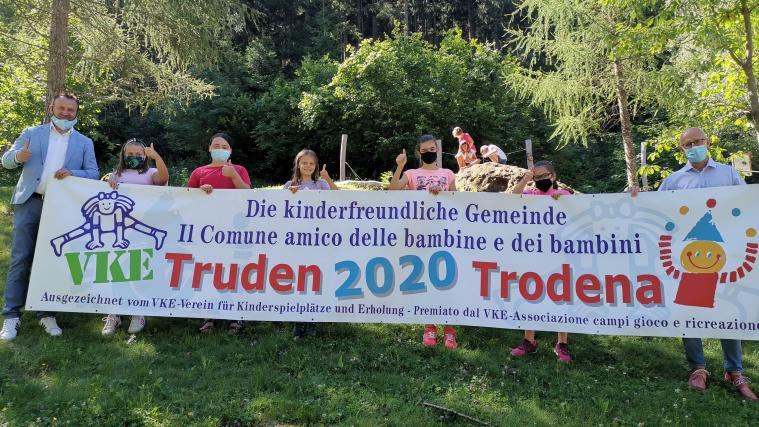 Truden ist „Die Kinderfreundliche Gemeinde 2020“.