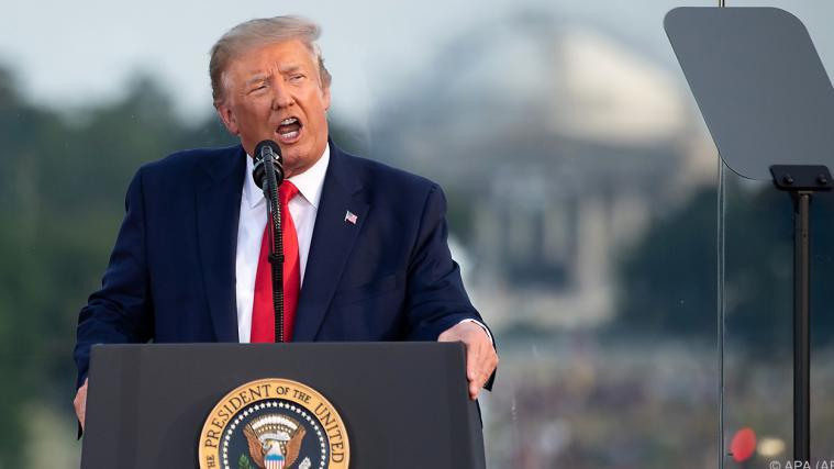 Trump im Kampf gegen Demonstranten und Corona.