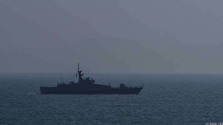 Türkisches Kriegsschiff.