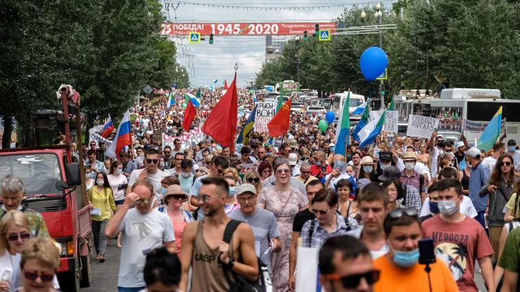Viele Menschen haben an den Protesten teilgenommen.