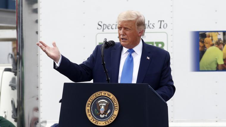 Bei seiner Abschlussrede will Trump nocheinmal „hart ran gehen“.