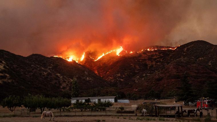 Der Brand in Kalifornien ist außer Kontrolle.