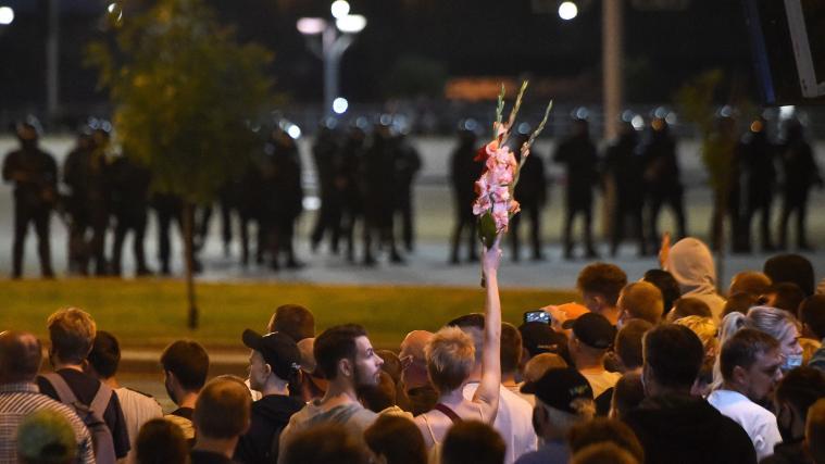 Die Proteste in Weißrussland dauern an.