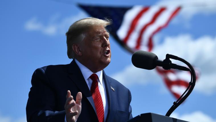 Präsident Trump fühlt sich von Gott auf die Probe gestellt.