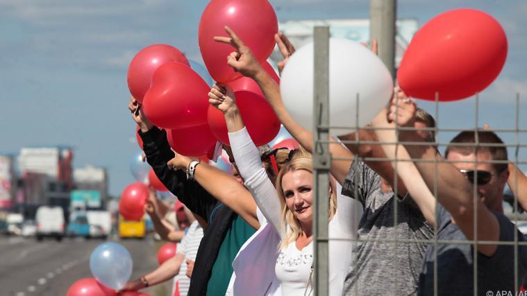 Proteste in Weißrussland gehen weiter.