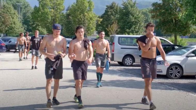 Schweißtreibend sind für die Eishockey-Cracks nicht nur die Temperaturen in Neumarkt.