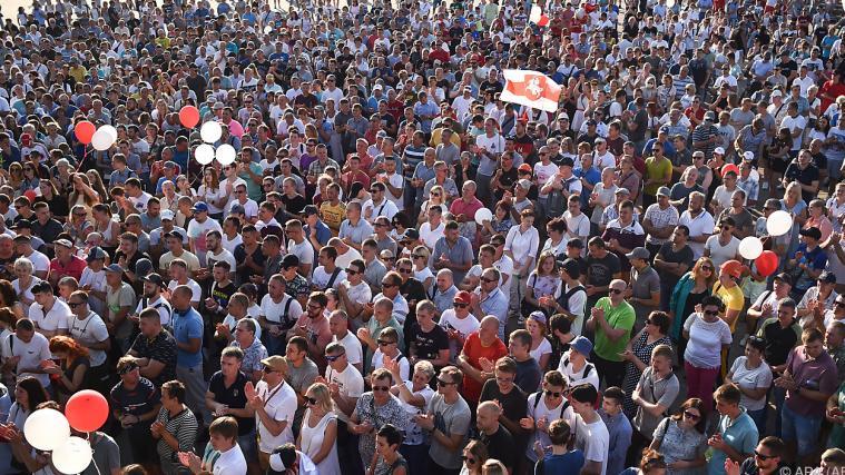 Weiter Proteste in Weißrussland.