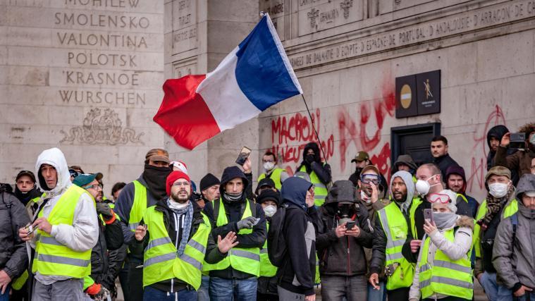 Die „Gelbwesten“ demonstrierten seit Ende 2018 gegen die Politik von Präsident Emmanuel Macron.