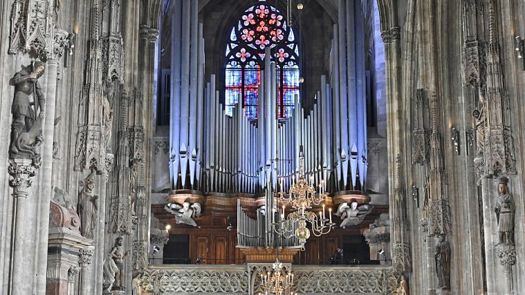 Die Orgel in ihrer ganzen Pracht.