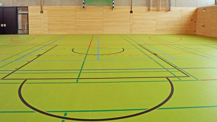Die Turnhallen sind wieder zugänglich.