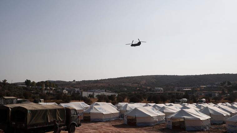 Erst kürzlich kam es im Camp auf der Insel Lesbos zu einem Brand.
