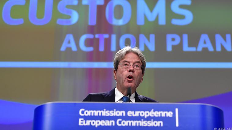 Gentiloni präsentierte den Aktionsplan in Brüssel.