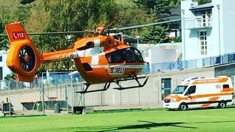Im Einsatz stand auch der Notarzthubschrauber Pelikan 2.