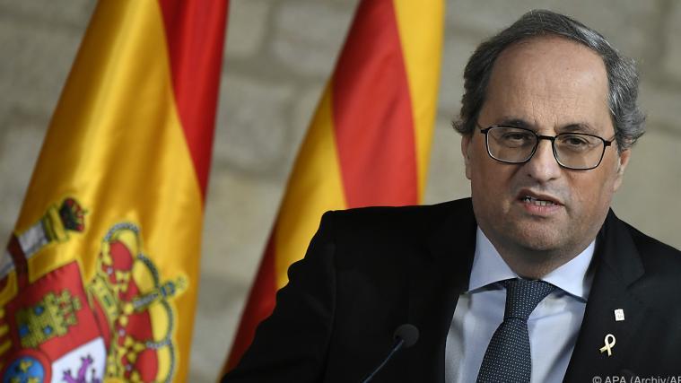 Kataloniens Regierungschef Quim Torra wird wegen Ungehorsams des Amtes enthoben.