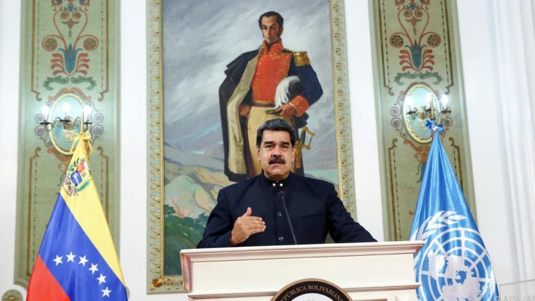 Maduro richtete eine Videobotschaft an die UNO-Vollversammlung.