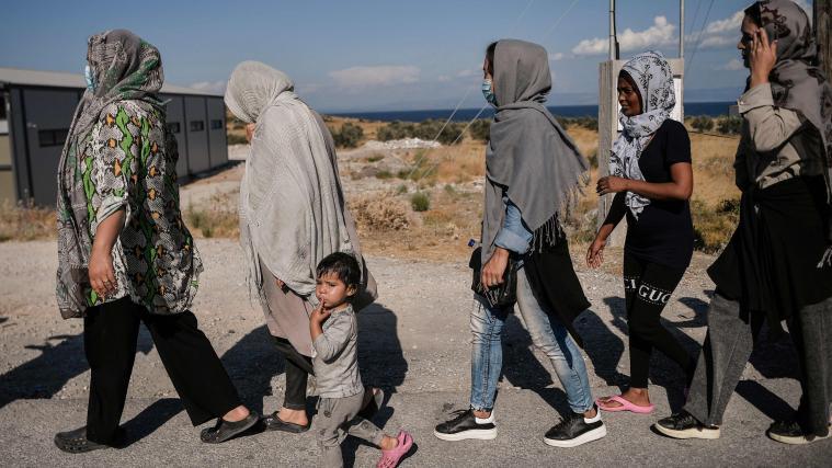 Nach dem Feuer in Moria waren über 12.000 Menschen obdachlos geworden.