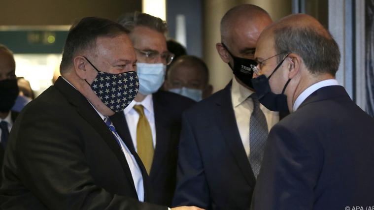 Pompeo ist im Moment in Griechenland zu Besuch.