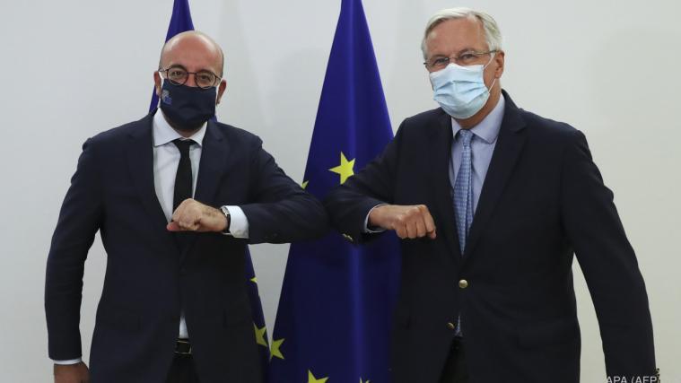 Treffen von EU-Ratschef Michel und Brexit-Unterhändler Barnier.