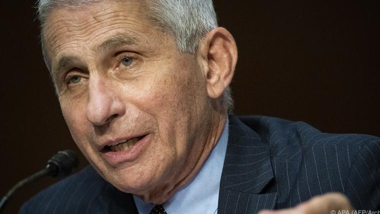 US-Immunologe Anthony Fauci appelliert an die Vernunft seiner Landsleute.