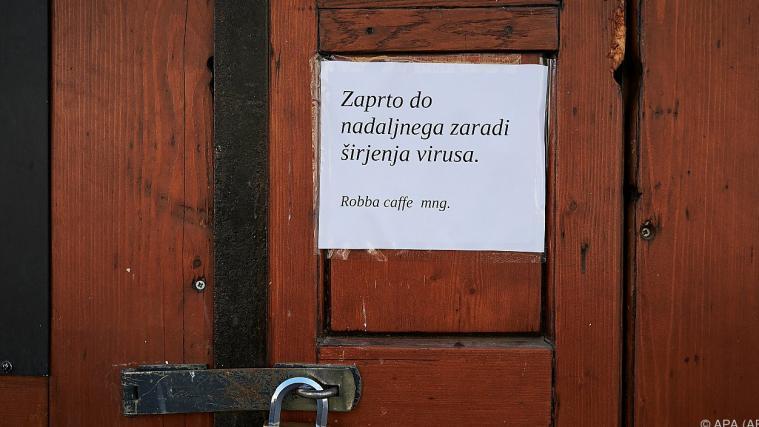Auch in Slowenien sind die Cafés aufgrund von Corona geschlossen.