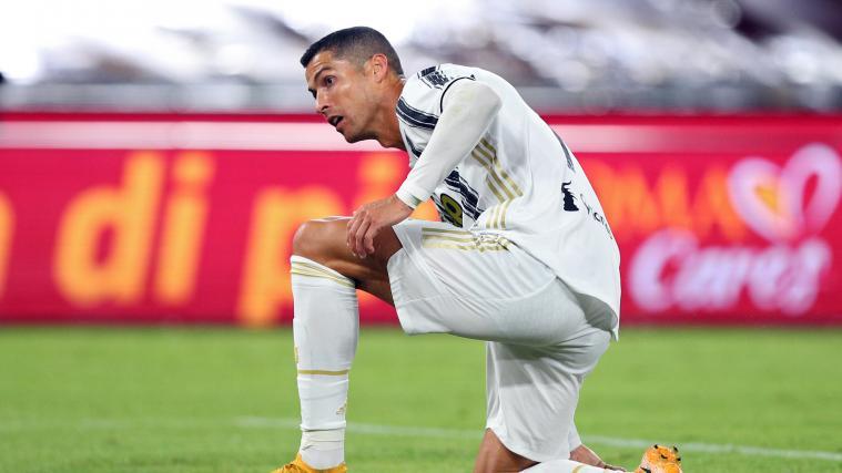 Cristiano Ronaldo ist am Wochenende zum Zuschauen verdammt.