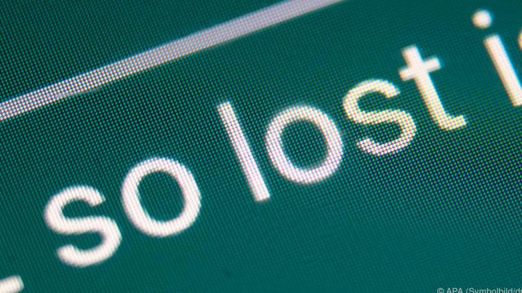 Das englische Wort „lost“ beschreibt ahnungsloses und unsicheres Verhalten.