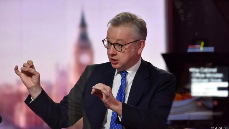 Der britische Kabinettsminister Michael Gove schwörte seine Landsleute auf ein "worst case scenario" ein.