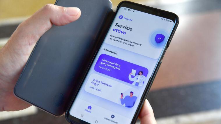 Die Immuni-App wurde 7 Millionen Mal heruntergeladen.