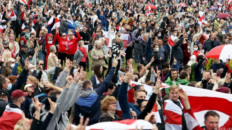 Die Proteste in Weißrussland gehen weiter.