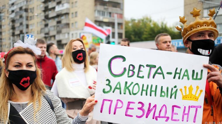 Die Proteste in Weißrussland gehen weiter.