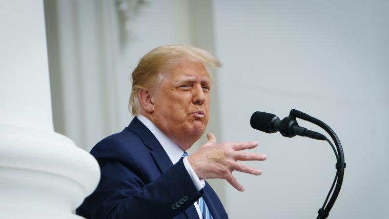 Donald Trump will sich wieder in den Wahlkampf stürzen. Dass er negativ auf Corona getestet wurde, hat bisher jedoch niemand bestätigt.