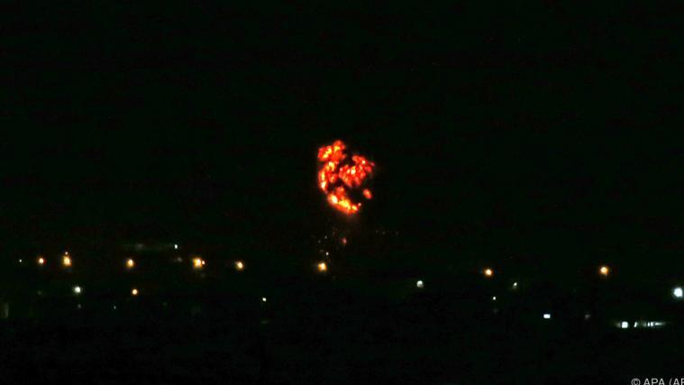 Israel griff militärische Ziele der Hamas an.