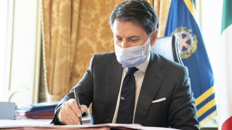 Ministerpräsident Giuseppe Conte hat das neue Dekret unterzeichnet.