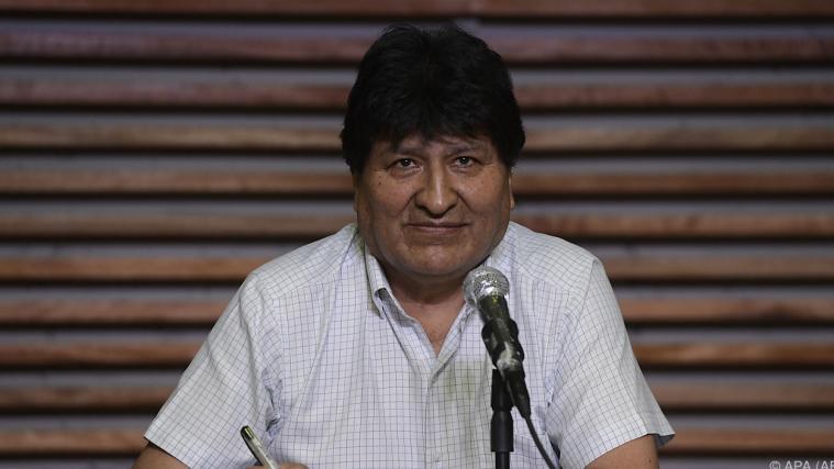 Morales war der erste indigene Präsident des Landes.